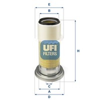 UFI Luftfilter 27.450.00 Filtereinsatz