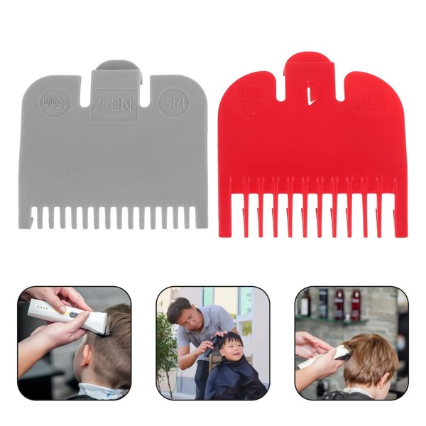 Herramienta de guías de cabello profesional de 2 piezas accesorios de peluquería para corte de pelo