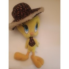 Nanco Looney Tunes Tweety Bird With Hat  Tie Plush Preowned C5