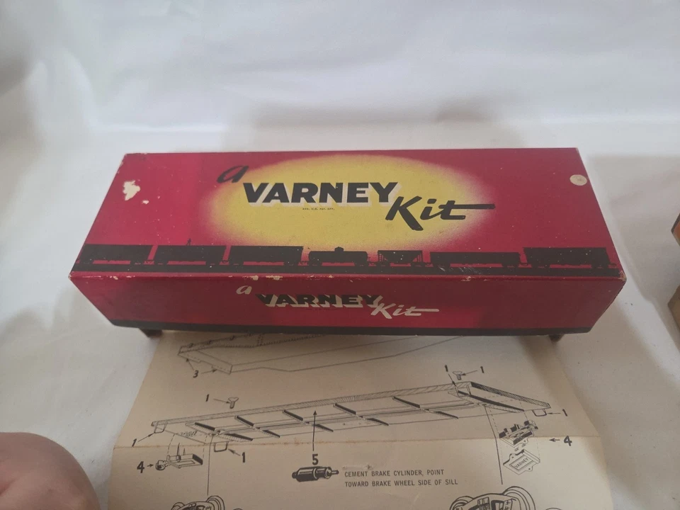 LOTE de 2 cajas Varney de carga de tren HO (vacías) Foto 4 de 4