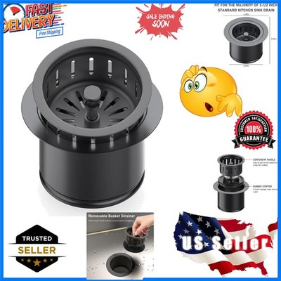 Kitchen Extended Garbage Disposal Flange Strainer Stainless Steel Flange Kit ...