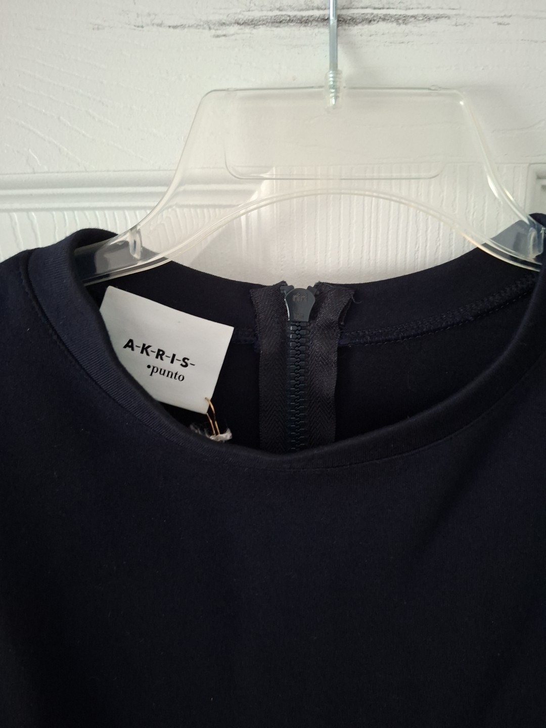 Sweater Dress in Black Blue