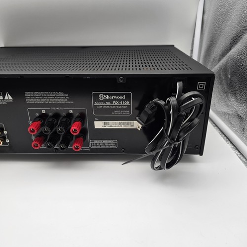 Sherwood RX-4109 Ricevitore HiFi Stereo Vintage 2 Canali Phono AM/FM Sintonizzatore Audio - Foto 14 di 14