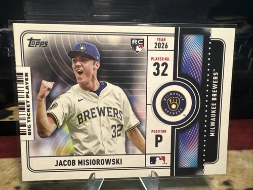 2026 Topps Series 1 Jacob Misiorowski Base (RAW)