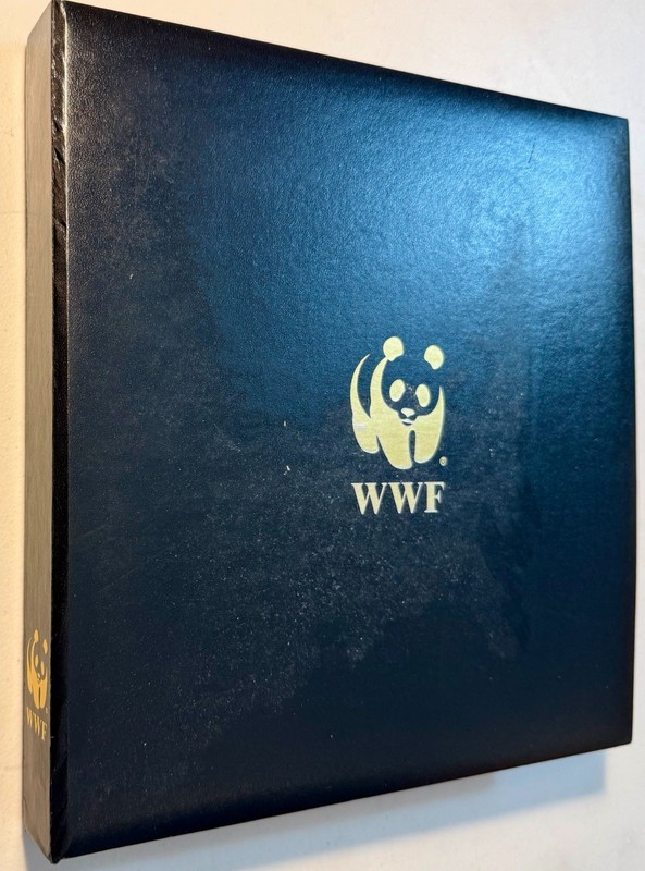 WWF World Wildlife Fund Animal Stamp Collection Vintage 1983 Album; 19 Species