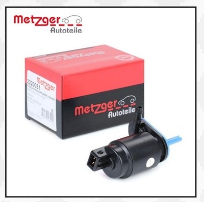 Waschwasserpumpe, Scheibenreinigung METZGER 2220051 für NISSAN, vorne und hinten