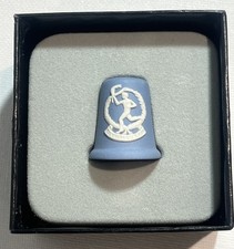 Wedgewood Thimble - Los Angeles Olympics Light Blue Color