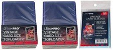 50 Ultra Pro Premium Vintage Toploaders & Sleeves 1952-56 Topps Baseball Card