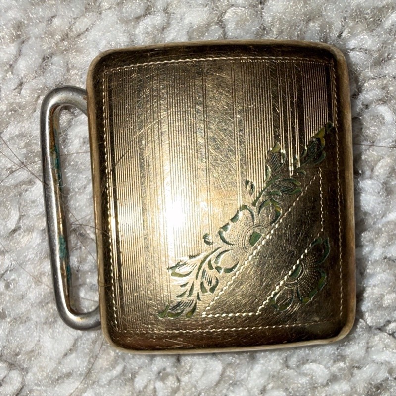 Vintage Bates & B. 1/20 12K belt buckle late 1800’s (Victorian Era) (rare)