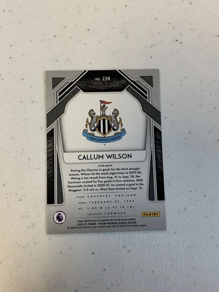2020-21 Panini Prizm Premier League - Callum Wilson #238 Silver Prizm - Image 2 of 2