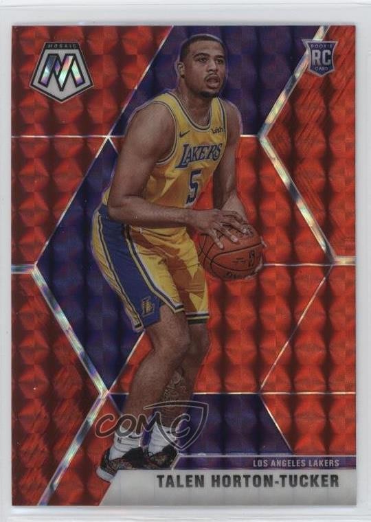 2019-20 Panini Mosaic Rookies Red Prizm Talen Horton-Tucker #215 15eb