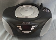 Audiovox Model CD1821 Portable System AM FM Radio CD Boom Box Tested Works Great