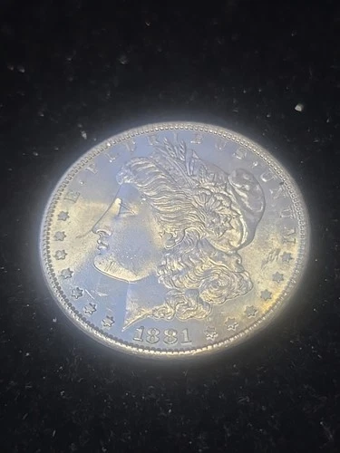 1881-S $1 MORGAN SILVER ONE DOLLAR GEM BU