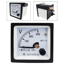 Voltmètre analogique AC précis modèle 99T1A à usage industriel