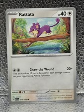 Pokemon 151 Rattata Common Card 019/165 Regular NM
