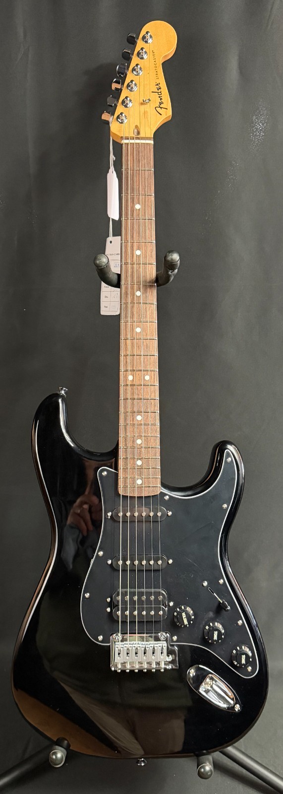 Fender Standard Stratocaster HSS Electric Guitar Gloss Black Finish (526)