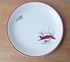 Very Rare Crown Devon Reynard The Fox 9 ins Plate - Stockholm Style 1930s