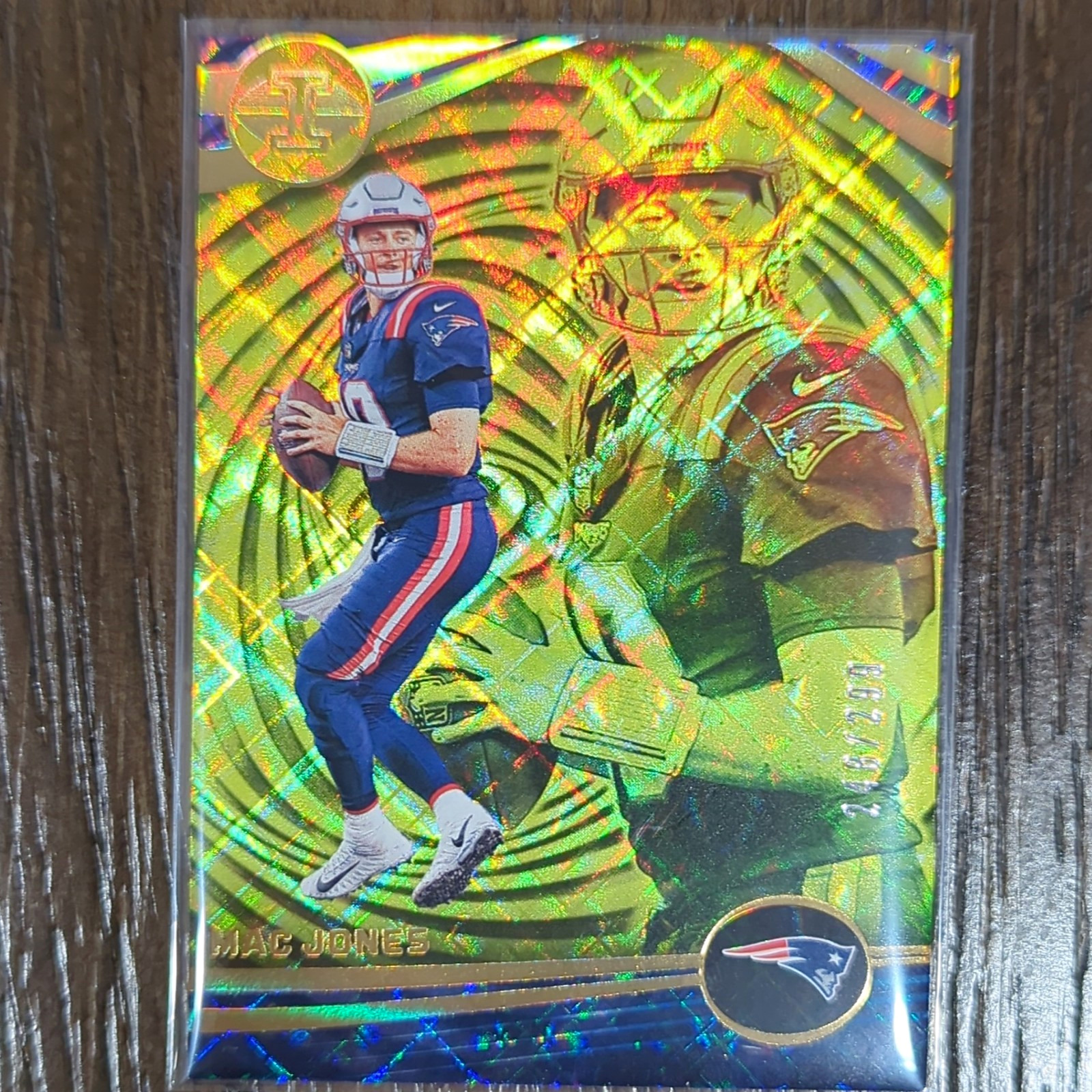 Panini 2023 Illusions Mac Jones #75 Parallel 248/299  New England Patriots