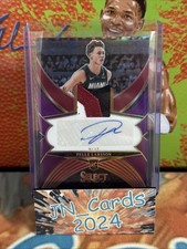 2024-25 Panini Select #RJA-LLE Pelle Larsson Rookie Jersey Autograph Purple /99