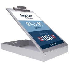 Saunders Metal Clipboard with Storage, Silver Single Layer Nursing Clipboard ...