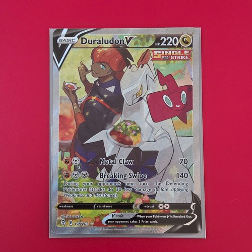 POKEMON DURALUDON V EVOLVING SKIES 198/203 HOLO ULTRA RARE NM/M