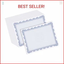 Best Paper Greetings Printable Certificate Paper - Letter Size (8.5" x 11"), Nav