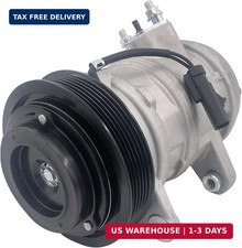 A/C AC air condition compressor with Clutch V6 3.7L compatible with Dodge 07-08