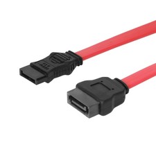 12 inch SATA 7-Pin Male, Female Extension Cable, Hard Drives, SSD, Data Cable