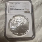 2026 W American Silver Eagle MS-69 NGC 1 Ounce Oz of Fine Silver One Day Auction