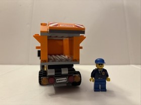 LEGO CITY: Garbage Truck (60118) - Partial Build Missing Pieces, 1 Minifigure
