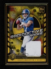 2018 Panini Elements Radioactive Rookie Materials Gold 7/99 Kyle Lauletta 5w7