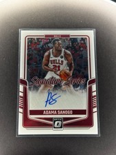 2024-25 Donruss Optic - Adam Sanogo Signature Series Auto BULLS