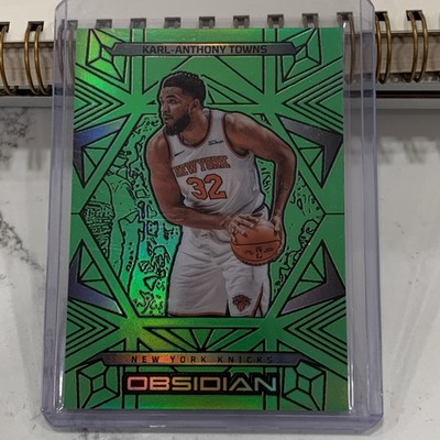 Panini 2024-25 Obsidian Karl-Anthony Towns Green Parallel #103 Knicks NBA 22/25