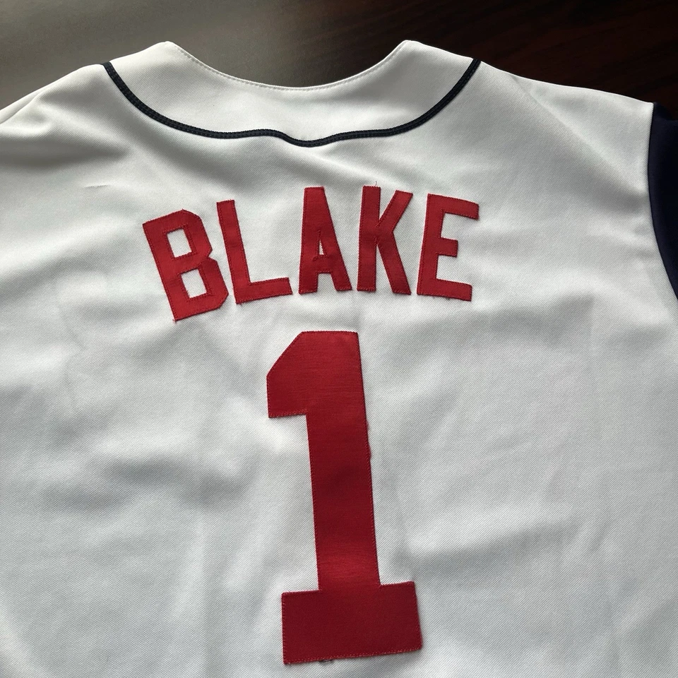 Vintage Cleveland Indians Majestic Jersey 90s MLB Casey Blake Stitched Large - Image 2 of 4