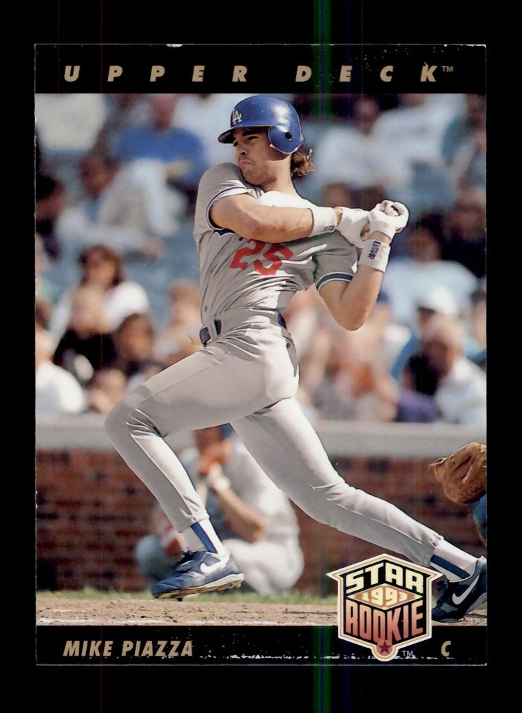 1993 UPPER DECK #2 MIKE PIAZZA STAR ROOKIE RC LOS ANGELES DODGERS