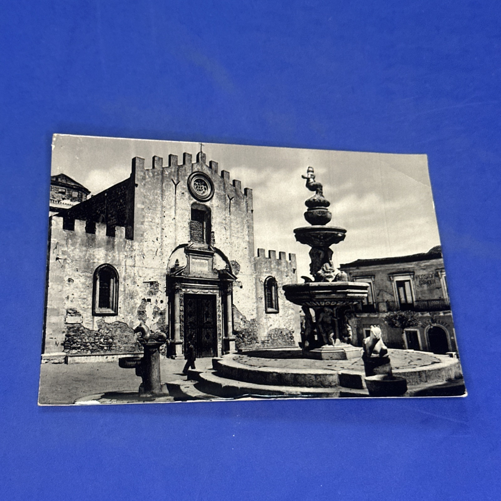 TAORMINA DUOMO - Cartolina Bianco e nero -