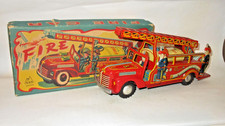 1950's Hino Hook  Ladder Fire Truck 10" by SSS of Japan