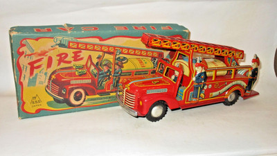 1950's Hino Hook & Ladder Fire Truck 10'' by SSS of Japan