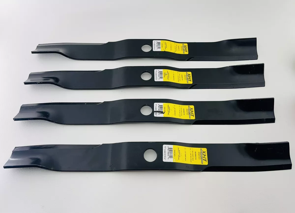 4 USA XHT HD BLADES KUBOTA K5677 34340 K567734340 ZD331 ZD326 ZD28