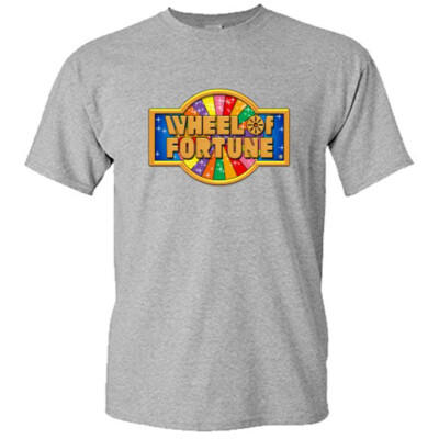 Wheel of Fortune Men's Grey T-Shirt Size S-5XL