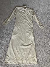 Muslim Men Youth DISHDASHA THOBE CUSTOM Hand Tailored Size S Beige