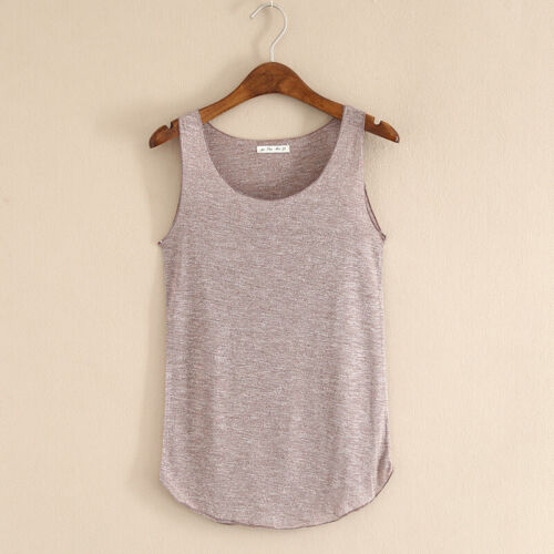 Ärmellose Tanktops Für Damen Lässige Sommer-T-Shirts Für Damen Tanktops → - Picture 28 of 33