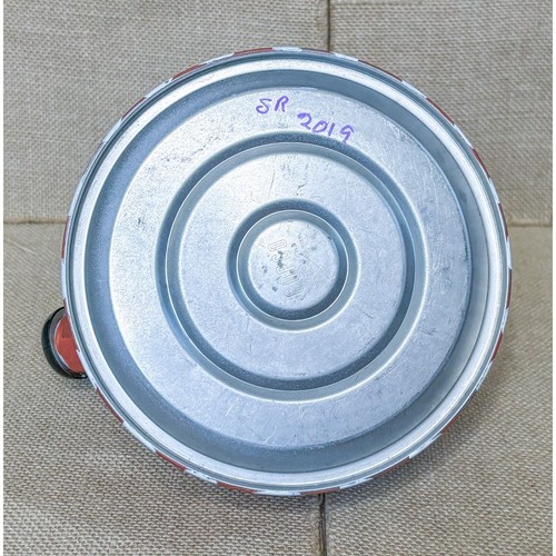 Tetera Antropomórfica Cara Feliz Naranja Metal Pintada a Mano Decorativa Kitsch - Imagen 6 de 7