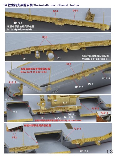 USS Theodore Roosevelt CVN-71 2006 Super Upgrade Set for Trumpeter 05754 - Picture 13 of 22