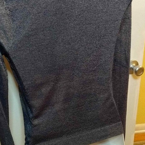 Maglione donna WHBM blu navy scintillante leggero incrociato incrociato taglia small - Foto 6 di 8