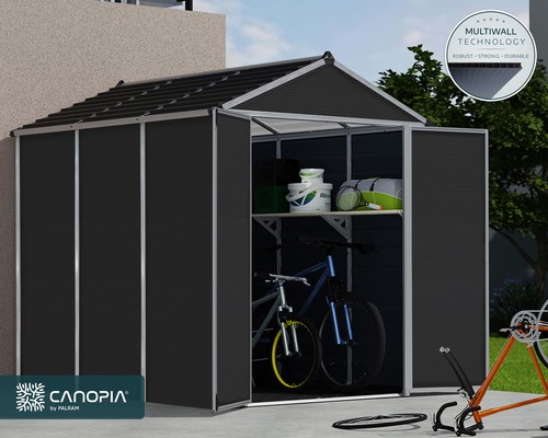 Geräteschuppen Rubicon  6x8 Gerätehaus 229 x 185 cm Gartenhaus | Canopia - Bild 2 von 13