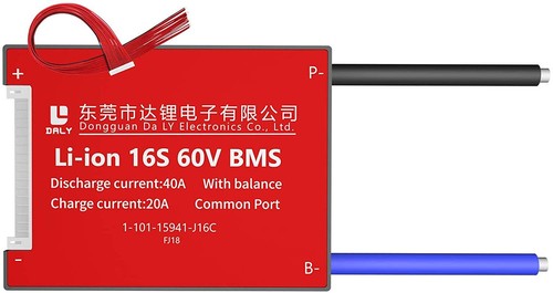 Li-ion BMS PCB 16S 60V 40A Daly Balance Waterproof Battery Management System UK - Picture 2 of 13