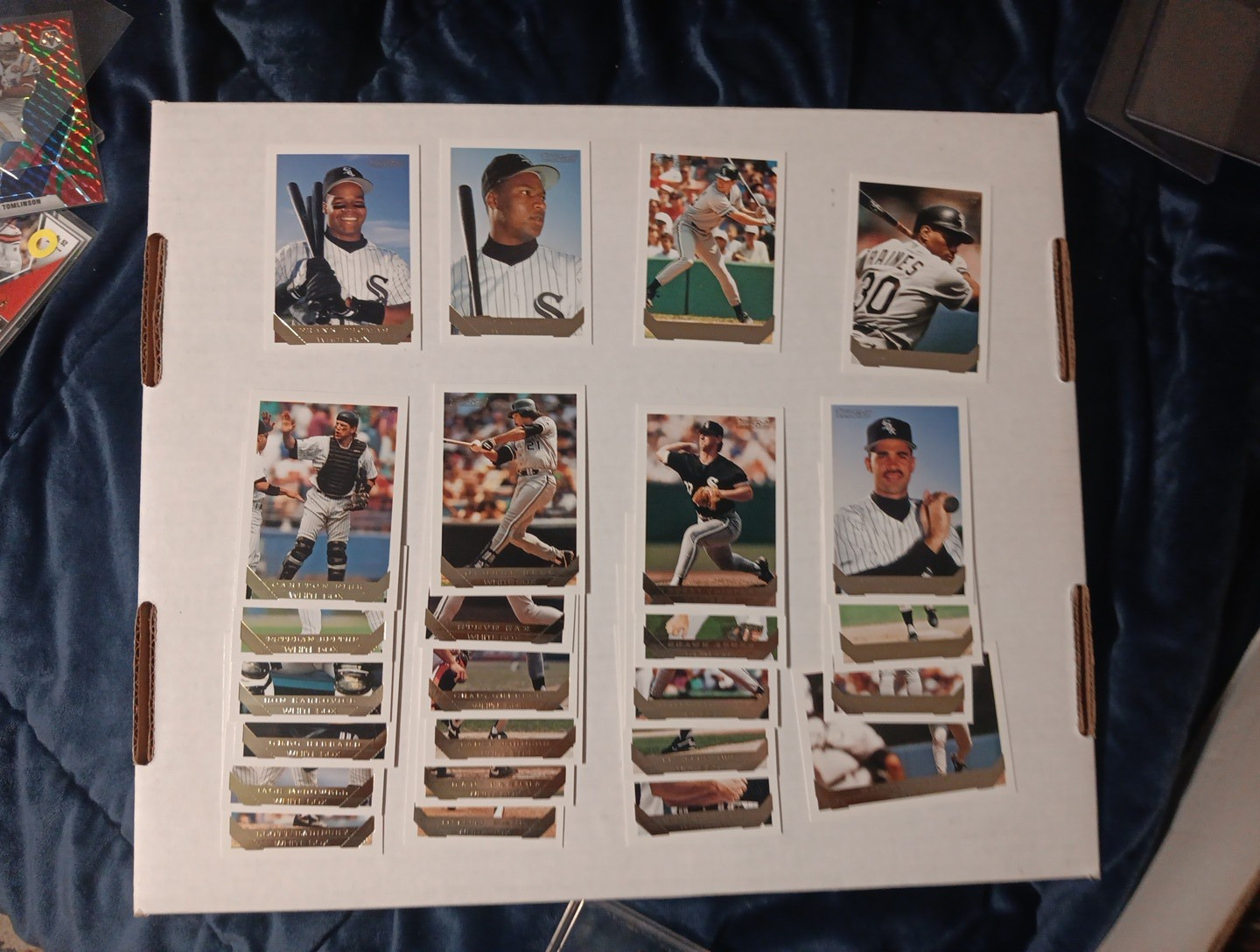 1993 Topps Gold Baseball Chicago White Sox Team Set Frank Thomas,bo Jackson (25)