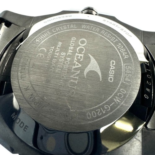 Casio Ocianas OCW-G1200B-1AJF Radio-Controlled Solar Date Indicator Titanium - Picture 6 of 10