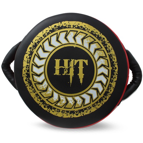 Almohadilla de enfoque redonda cuero artificial boxeo Muay Thai MMA entrenamiento niños adultos - Imagen 14 de 18